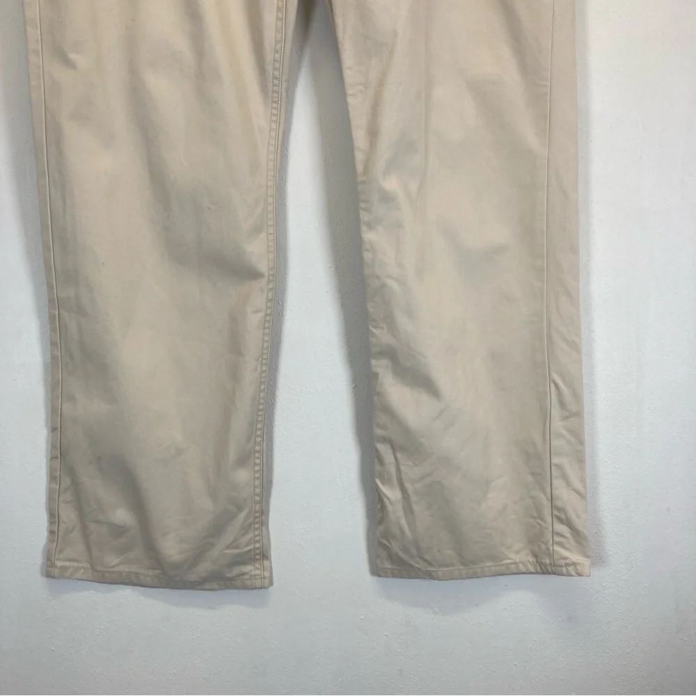 Bonobos Pants Men's 36x30 Khaki Beige Washed Chinos Straight Fit Cotton Casual - Picture 5 of 16